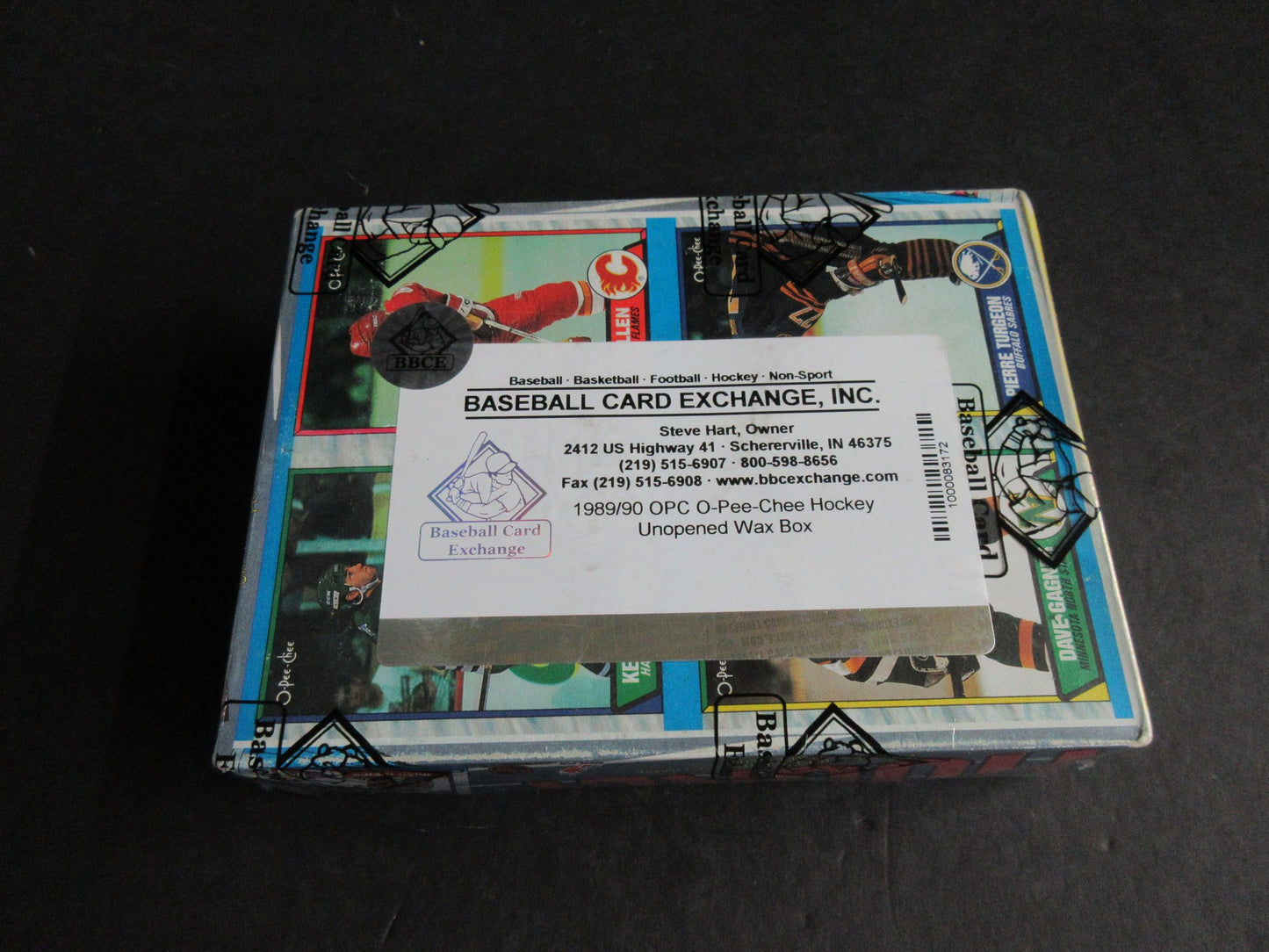 1989/90 OPC O-Pee-Chee Hockey Unopened Wax Box (BBCE)