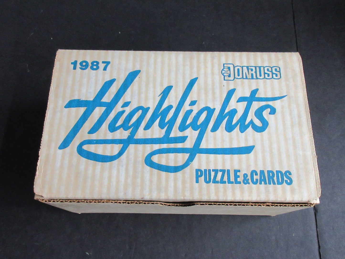 1987 Donruss Baseball Highlights Factory Set Box (15 Sets)