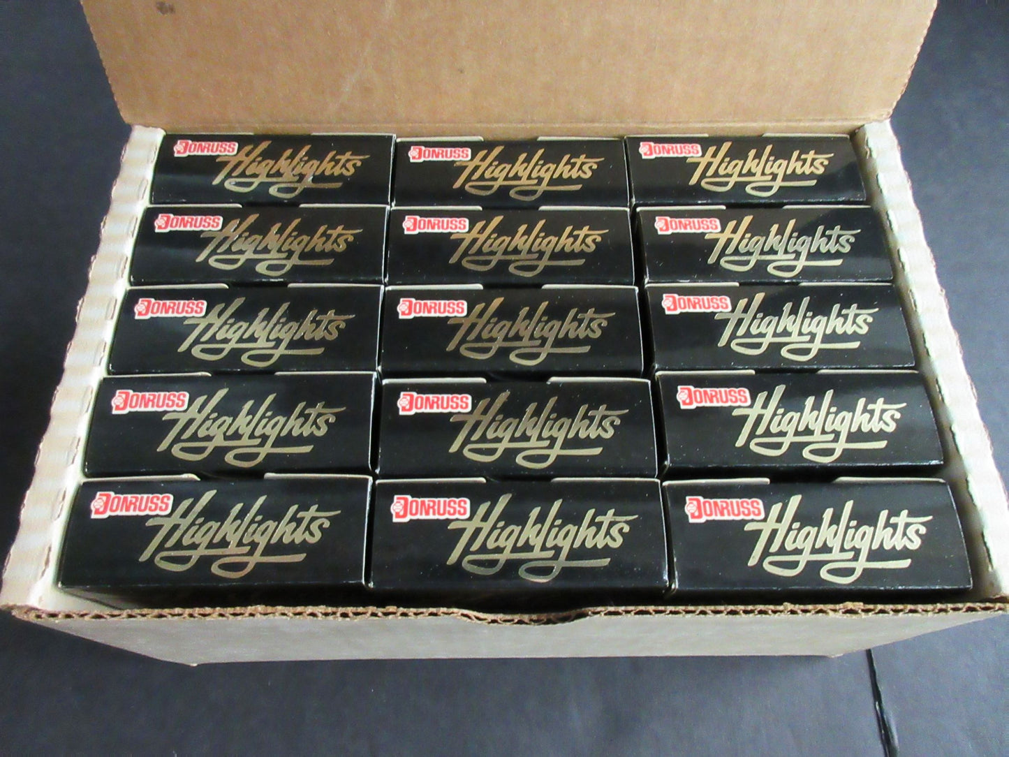 1987 Donruss Baseball Highlights Factory Set Box (15 Sets)
