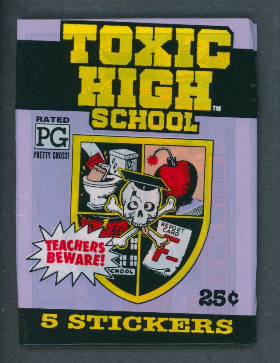1991 Topps Toxic High School Unopened Pack