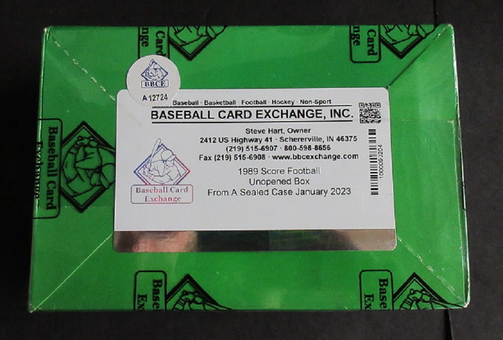 1989 Score Football Unopened Box (FASC)