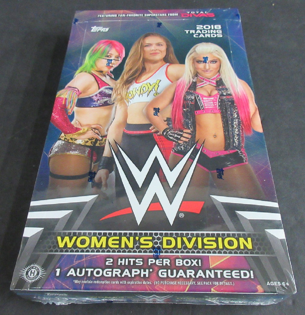 2018 Topps WWE Wrestling Women's Division Box (Hobby)