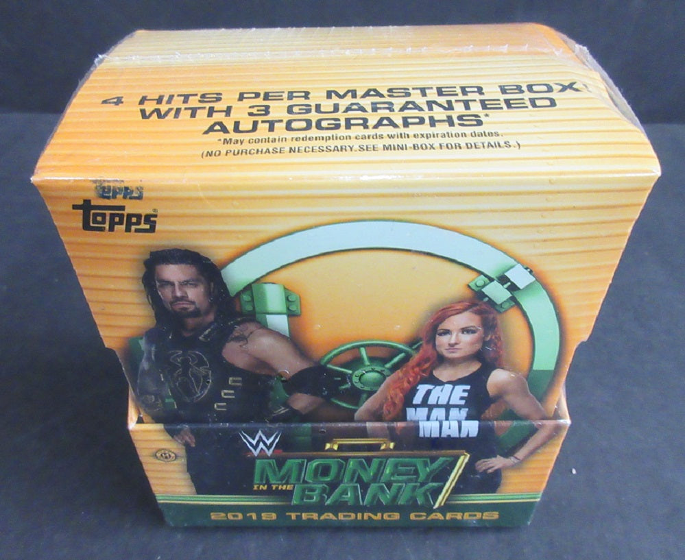 2019 Topps WWE Wrestling Money In The Bank Box (Hobby)