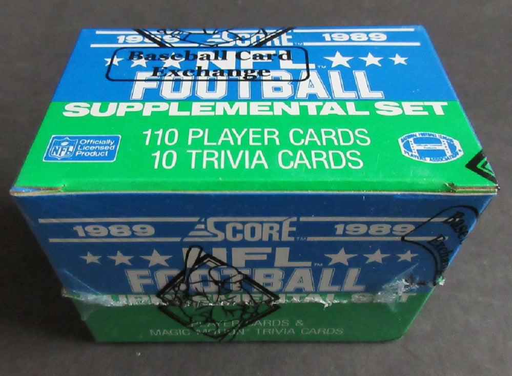 1989 Score Football Supplemental Factory Set (FASC)