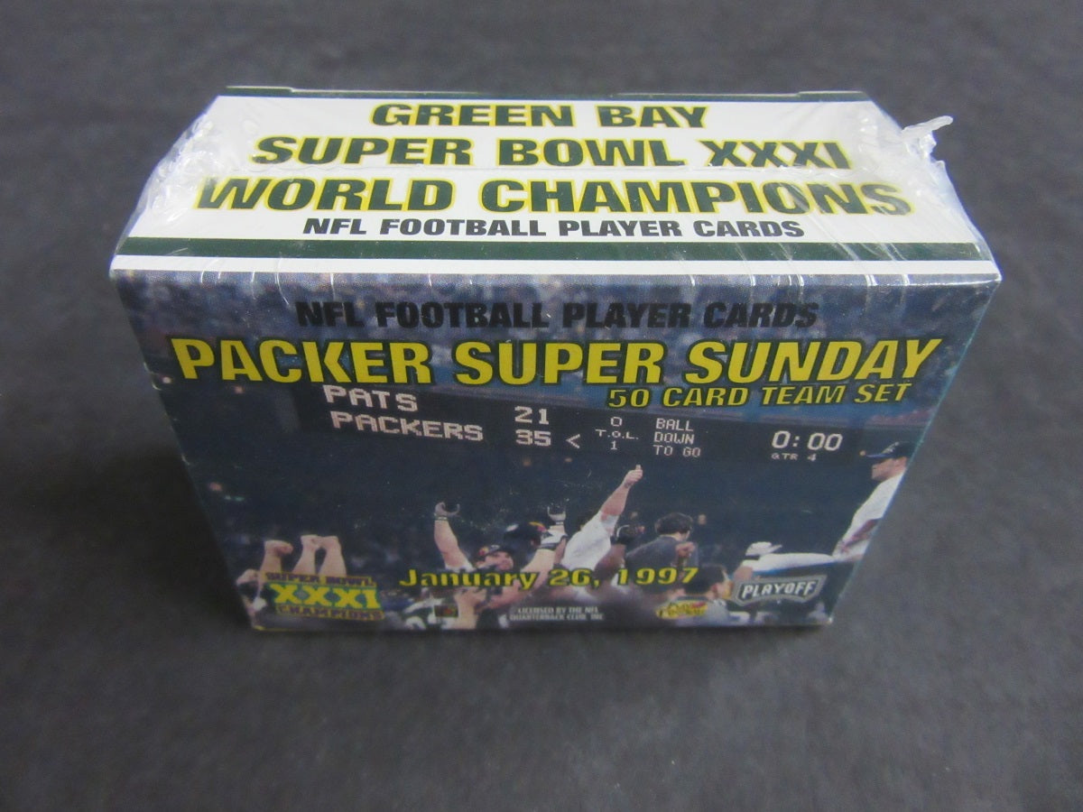 1997 Playoff Football Green Bay Packers Super Sunday Factory Set
