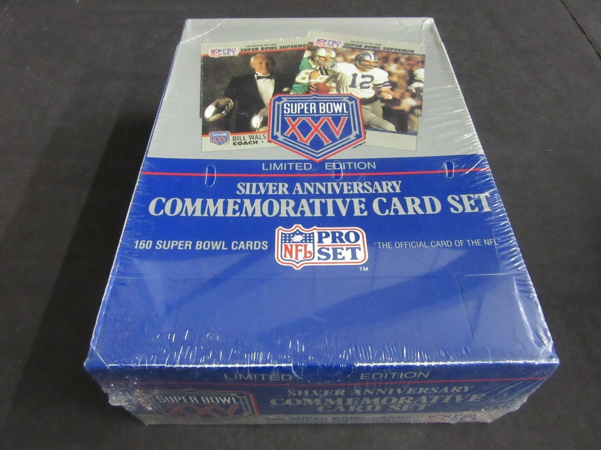 1990 Pro Set Football Super Bowl XXV Factory Set Box (4 Sets)