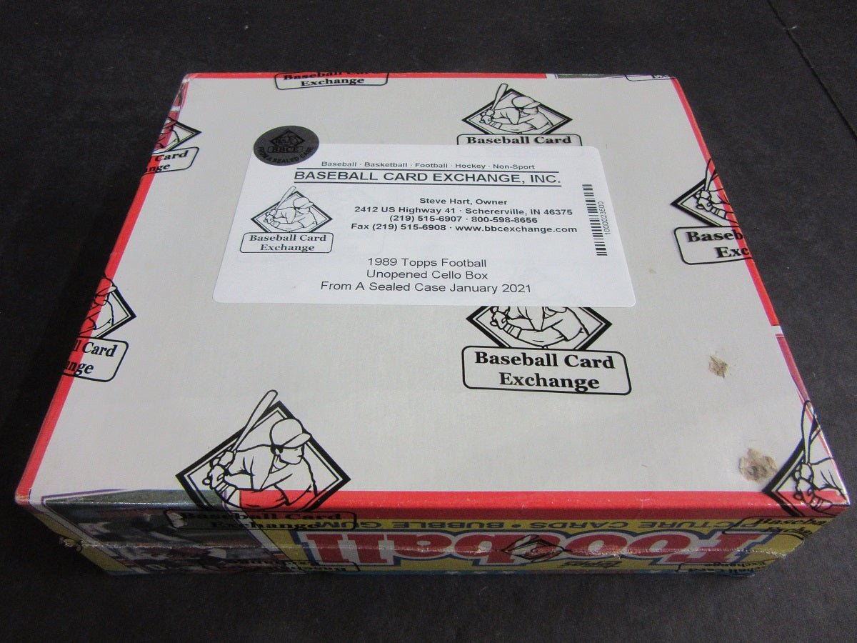 1989 Topps Football Unopened Cello Box (FASC)