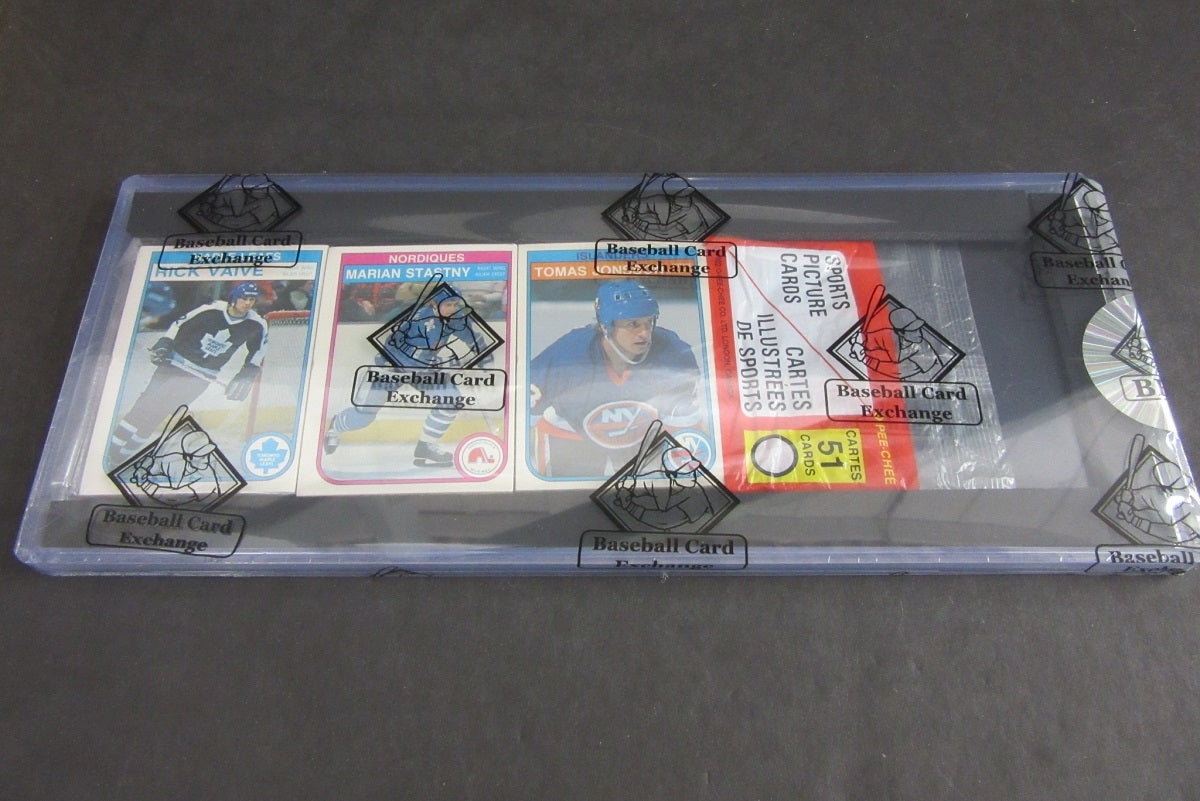 1982/83 OPC O-Pee-Chee Hockey Unopened Rack Pack (Bossy Back) (BBCE)