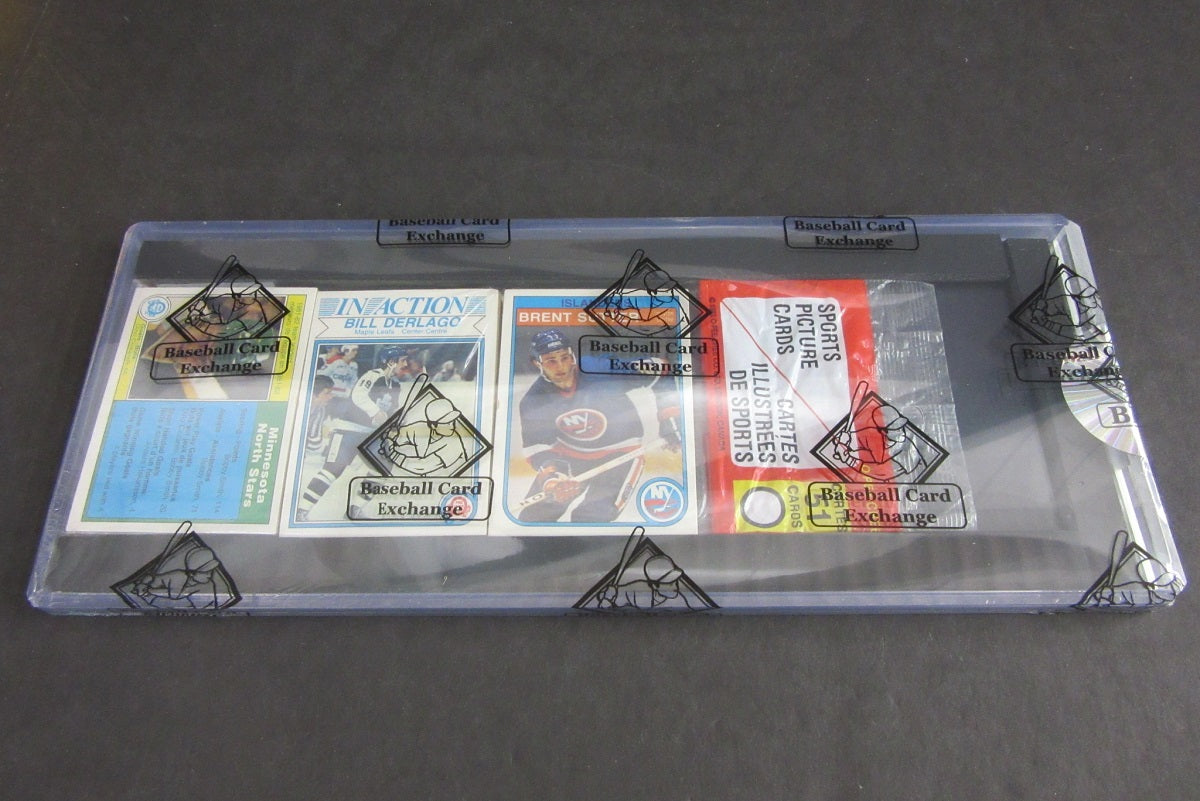 1982/83 OPC O-Pee-Chee Hockey Unopened Rack Pack (Sutter RC Top) (BBCE) (#8)