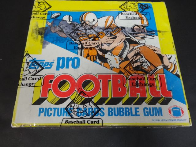 1983 Topps Football Unopened Cello Box (BBCE) (X-Out)