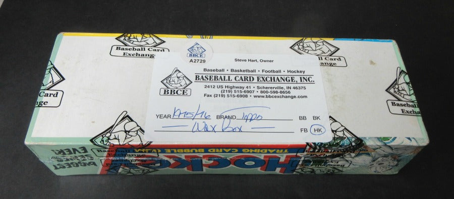1975/76 Topps Hockey Unopened Wax Box (BBCE)