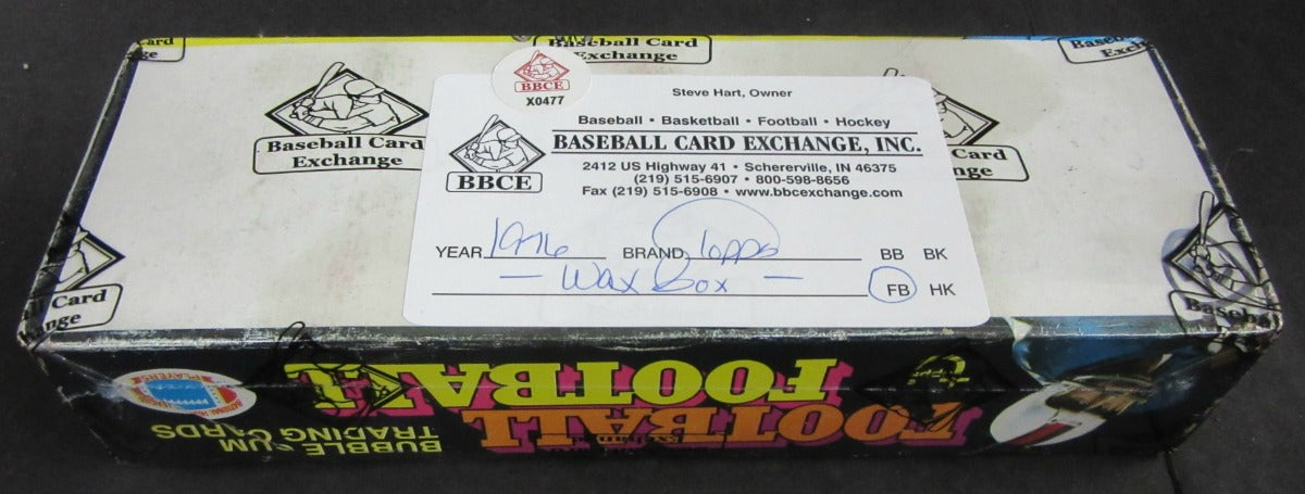 1976 Topps Football Unopened Wax Box (BBCE)