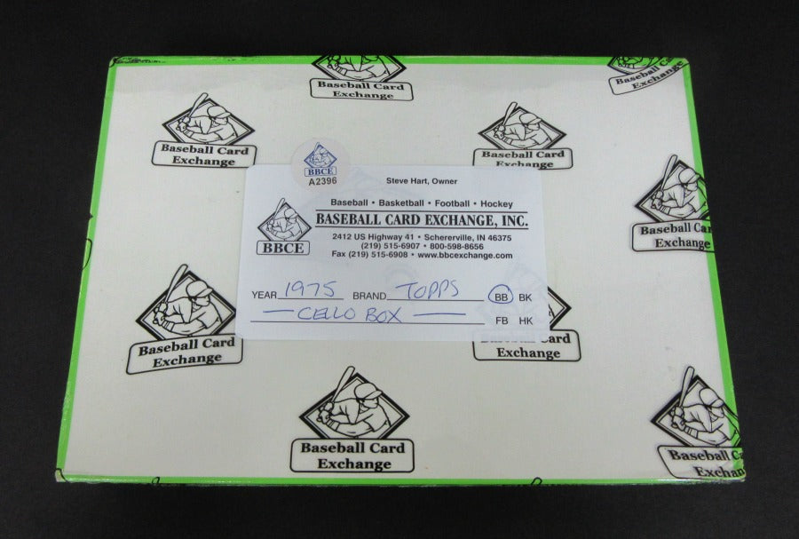 1975 Topps Baseball Unopened Cello Box (BBCE)