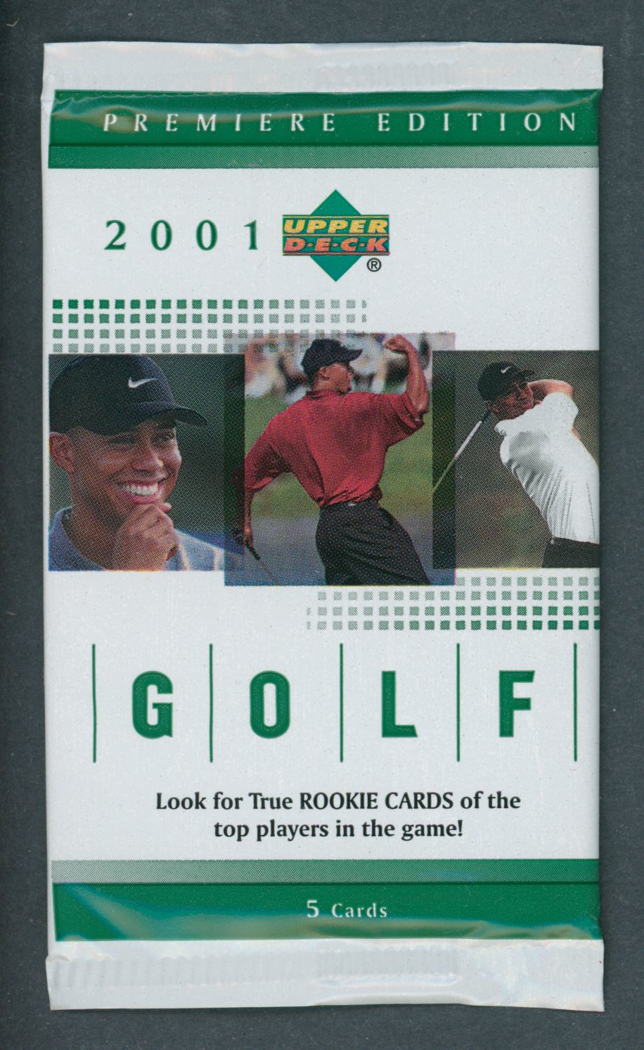 2001 Upper Deck Golf Unopened Pack (Hobby)