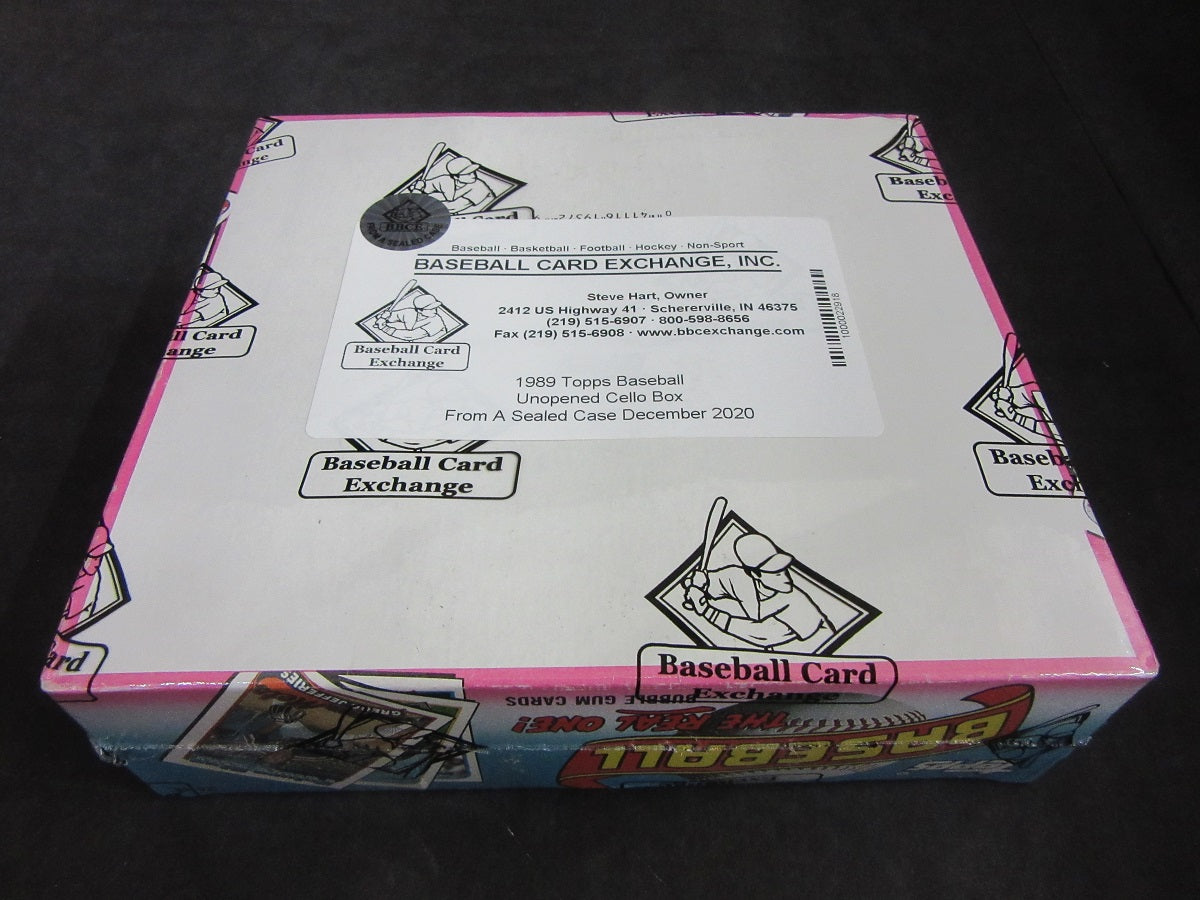 1989 Topps Baseball Unopened Cello Box (FASC)
