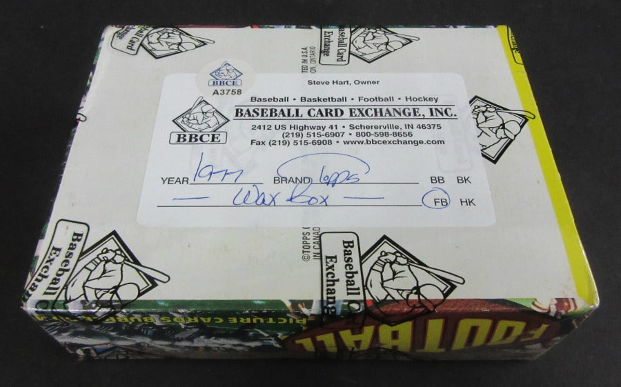 1977 Topps Football Unopened Wax Box (BBCE)