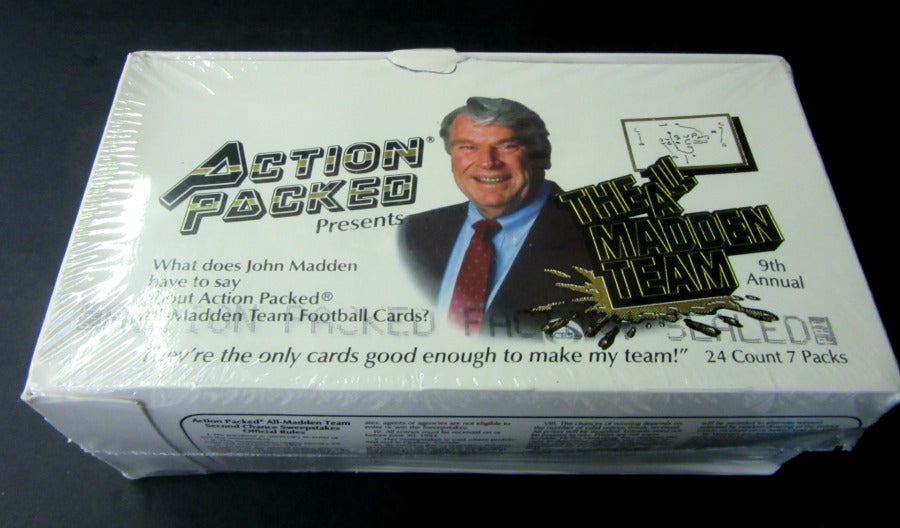 1992 Action Packed Football All Madden Team Box (9th) (24/6)