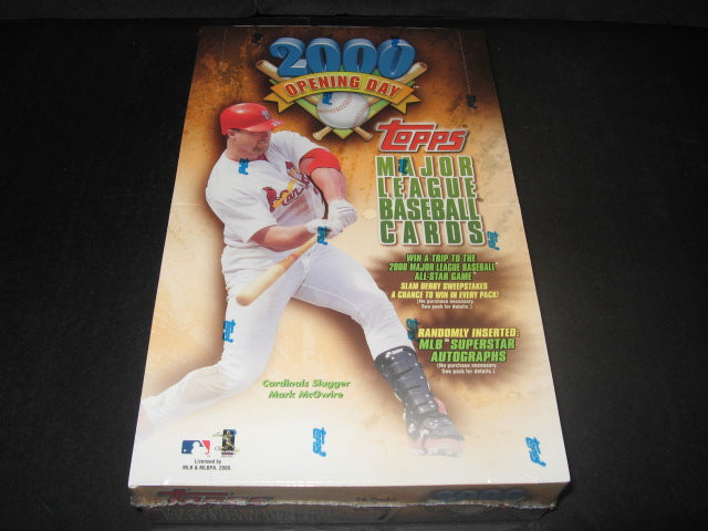 2000 Topps Opening Day Baseball Box