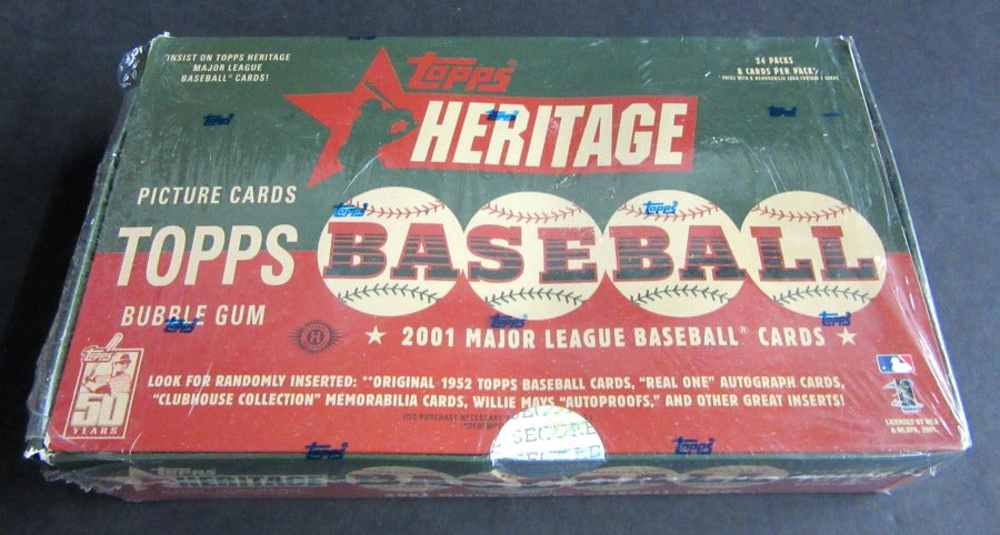 2001 Topps Heritage Baseball Box (Hobby) (Please Read)