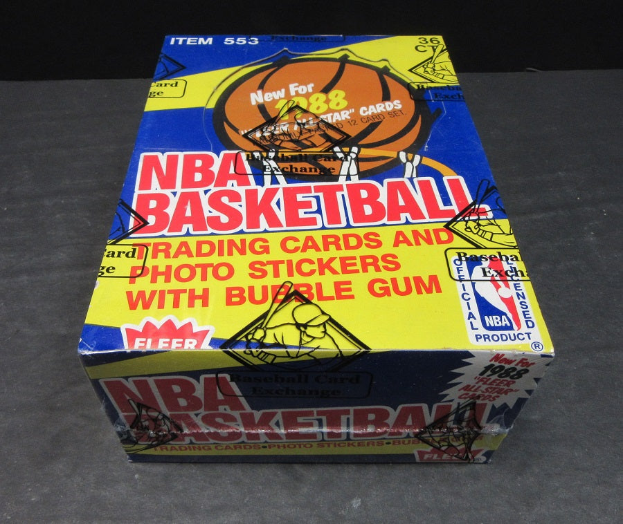 1988/89 Fleer Basketball Unopened Wax Box (BBCE)