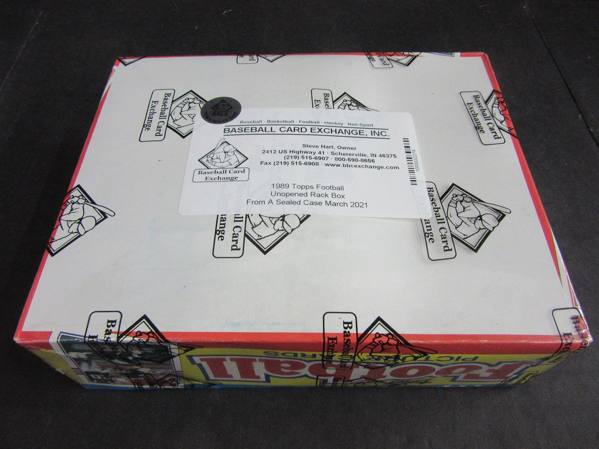 1989 Topps Football Unopened Rack Box (FASC)