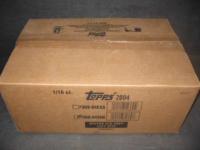 2004 Topps Baseball Boston Red Sox World Series Factory Set Case (16 Sets)