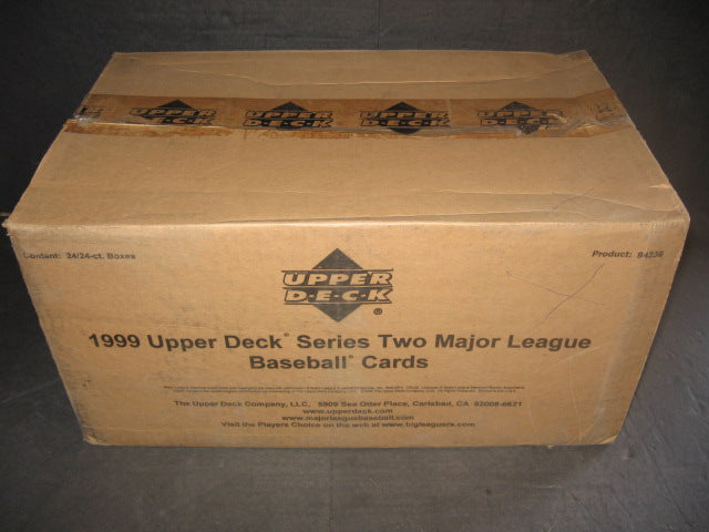 1999 Upper Deck Baseball Series 2 Case (Retail) (24 Box)