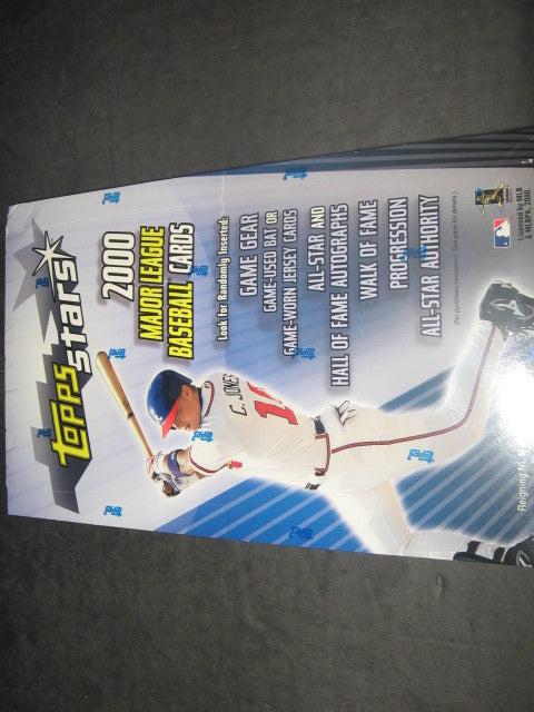 2000 Topps Stars Baseball Box (Retail)