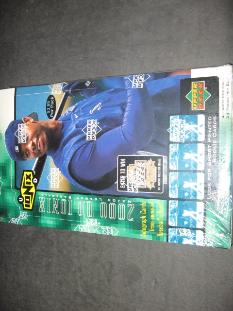 2000 Upper Deck Ionix Baseball Box (Retail)