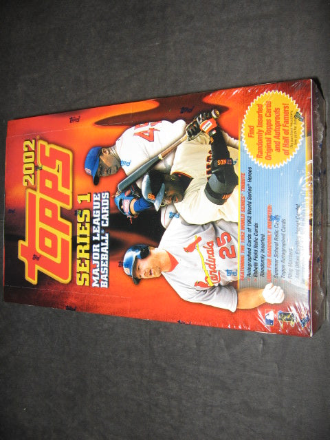2002 Topps Baseball Series 1 Box (Retail) (36/10)