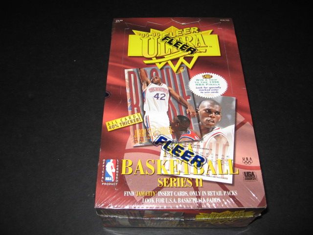 1995/96 Fleer Ultra Basketball Series 2 Box (Retail)