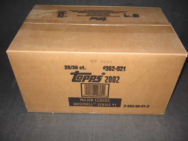 2002 Topps Baseball Series 1 Case (Retail) (20 Box)