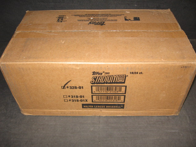 2001 Topps Stadium Club Baseball Case (Retail) (18 Box)