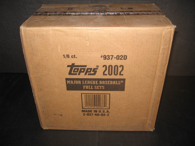 2002 Topps Baseball Factory Set Case (Retail) (8 Sets)