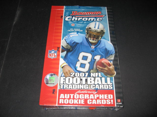 2007 Bowman Chrome Football Box (Hobby) (18/4)