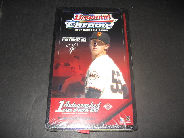 2007 Bowman Chrome Baseball Box (Hobby) (18/4)