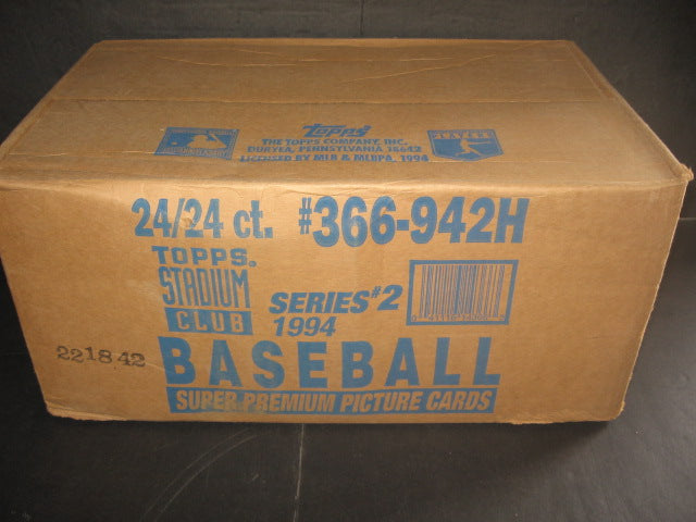 1994 Topps Stadium Club Baseball Series 2 Case (24 Box)