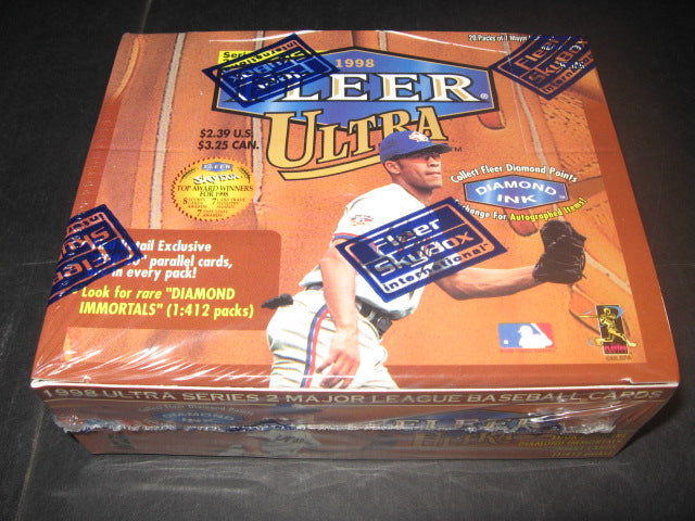 1998 Fleer Ultra Baseball Series 2 Box (Retail)