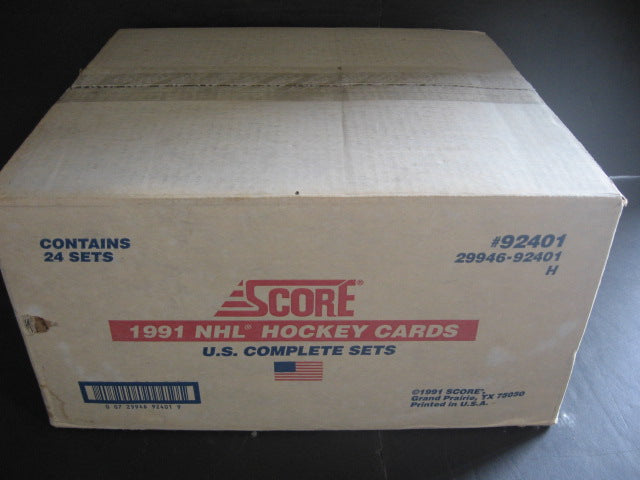 1991/92 Score Hockey Factory Set Case (U.S.) (24 Sets)