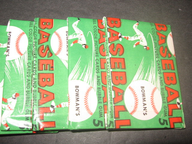 1954 Bowman Baseball Unopened 5 Cent Wax Box