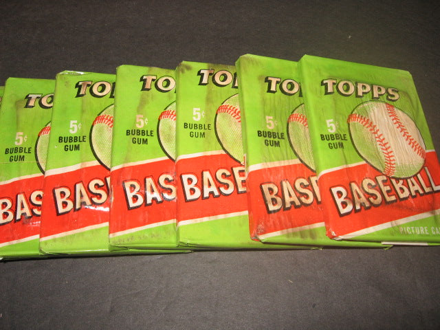 1955 Topps Baseball Unopened 5 Cent Wax Box