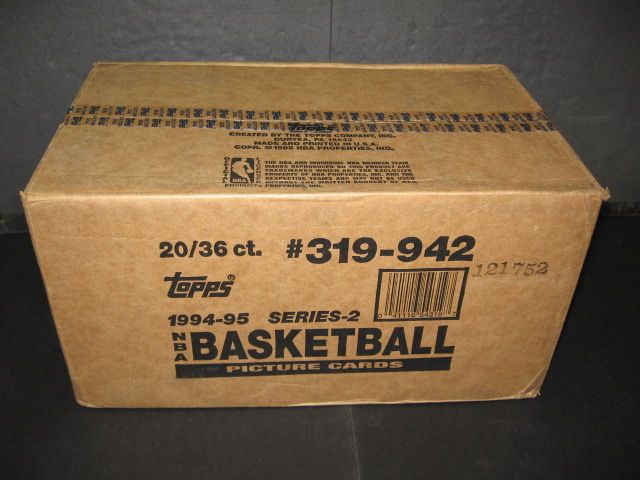1994/95 Topps Basketball Series 2 Case (20 Box)