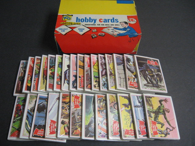 1966 Topps Batman Red Bat Partial Unopened Cello Box