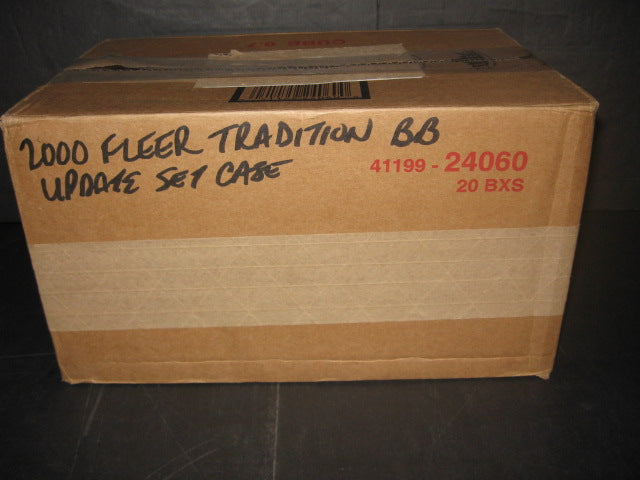 2000 Fleer Tradition Baseball Update Factory Set Case (20 Sets)