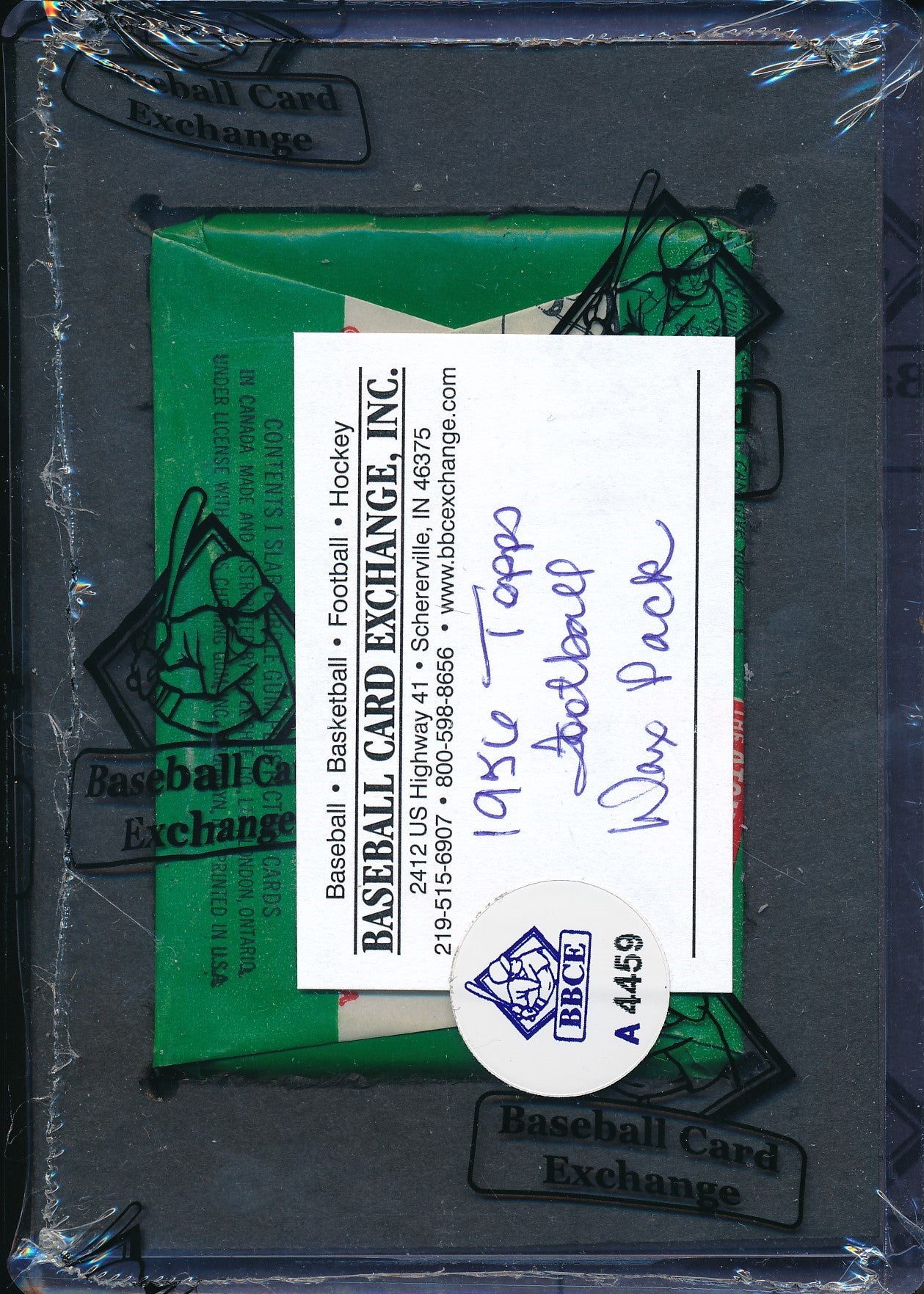 1956 Topps Football Unopened Wax Pack (BBCE)