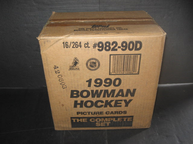 1990/91 Bowman Hockey Factory Set Case (16 Sets)