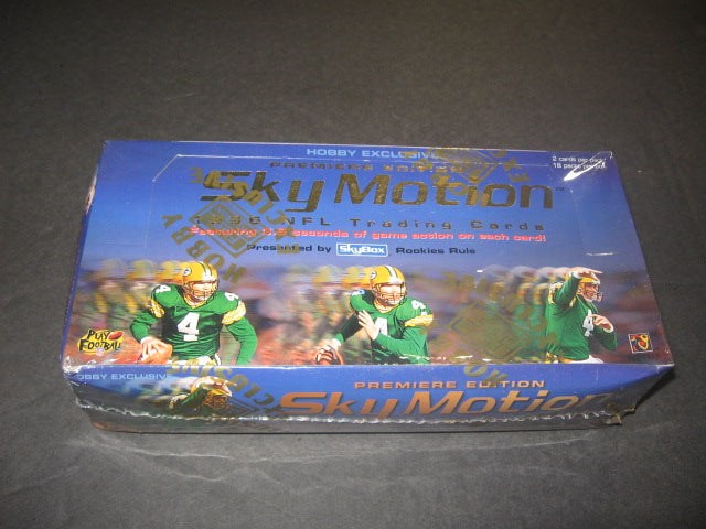 1996 Skybox SkyMotion Football Box (Hobby) (18/2)