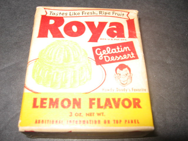 1950 Royal Pudding Howdy Doody Flub-A-Dub Unopened Box
