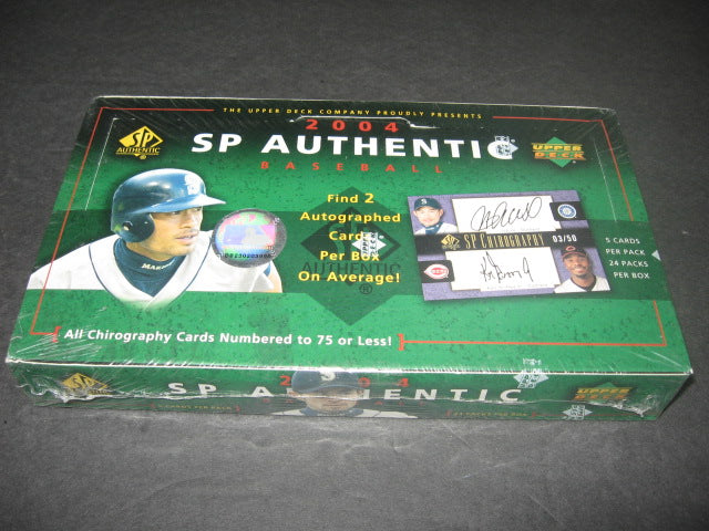 2004 Upper Deck SP Authentic Baseball Box (Hobby)
