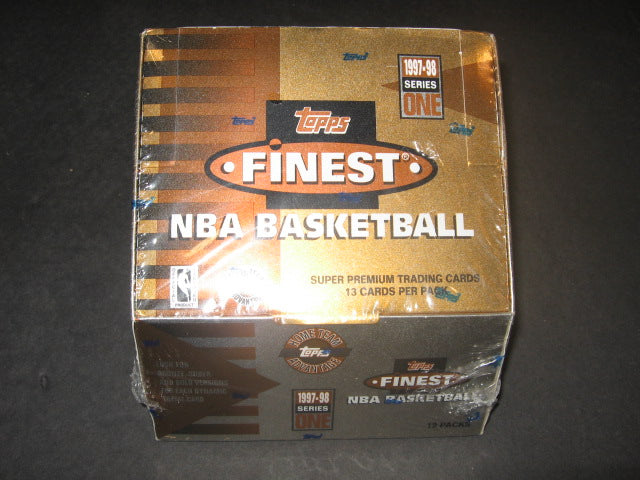 1997/98 Topps Finest Basketball Series 1 Jumbo Box (HTA)